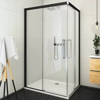 Roltechnik ECS2P 1100 zuhanyajtó brillant profil transparent betét jobbos (560-110000P-00-02)