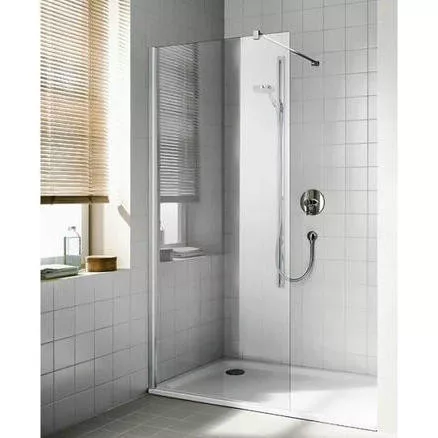 Kolo GEO Walk-In oldalfal ezüst profil átlátszó Reflex üveg 200x80 cm 560.119.00.3
