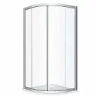 Kolo GEO íves zuhanykabin ezüst profil átlátszó Reflex üveg 190x80 cm 560.121.00.3 rajza