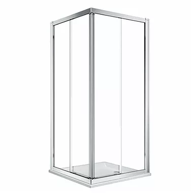 Kolo GEO szögletes zuhanykabin ezüst profil átlátszó Reflex üveg 190x90 cm (560-122-00-3)