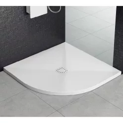 Kolpa San Lavolta kerrock zuhanytálca 100x100 fehér íves 561330 rajza