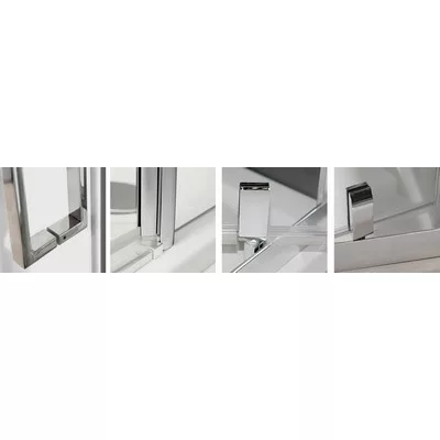 Roltechnik ECDO1N 800 egyszárnyas zuhanyajtó brillant profil transparent betét (562-8000000-00-02)