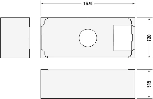 Duravit D-Code Fürdőkád fehér 1700x750 mm (700099000000000)