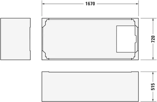Duravit D-Code Fürdőkád fehér 1700x750 mm (700100000000000)