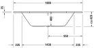 Duravit D-Code Fürdőkád fehér 1900x900 mm (700138000000000)
