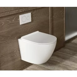   Mofém EVO perem nélküli fali WC Soft Close ülőkével (700532800)