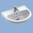 ALFÖLDI Bázis mosdó 55x45 cm 1 furattal 7015 55 01 rajz