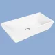 Alföldi Now beépíthető mosdó 66 cm Easyplus 7016 65 R1 műszaki rajz