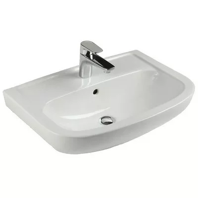 Alföldi Saval 2.0 beépíthető mosdó 60 cm 1 csaplyukkal fehér (7017 60 01)