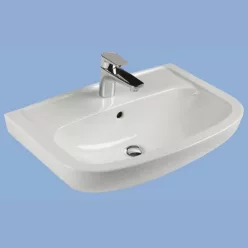 Alföldi Saval 2.0 beépíthető mosdó 60 cm Easyplus fehér 7017 60 R1 rajz