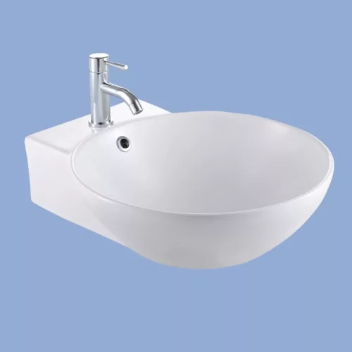 Alföldi Mollis Dew 47 cm mosdó fehér 7019 47 01 rajza