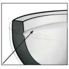 Alföldi Formo kombipack mélyöblítésű fali WC csésze CleanFlush (7060 HR 01)