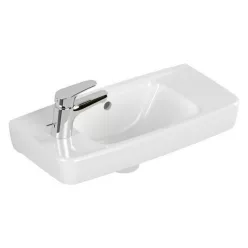 Alföldi Optic kézmosó mosdó 50x24 1 furattal balra 7073 50 01 rajza