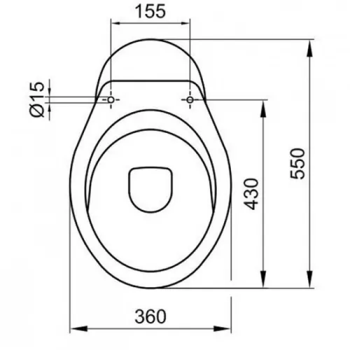 ALFÖLDI Bázis WC mély alsó CleanFlush fehér 7094 R1 01 rajz2