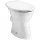 ALFÖLDI Bázis WC lapos hátsó CleanFlush fehér 7095 R0 01 rajz