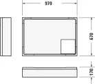Duravit D-Code Zuhanytálca fehér (720093000000000)