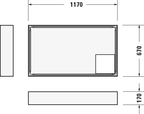 Duravit D-Code Zuhanytálca fehér (720094000000000)