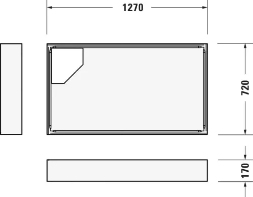 Duravit D-Code Zuhanytálca fehér (720098000000000)