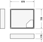 Duravit D-Code Zuhanytálca fehér (720104000000000)