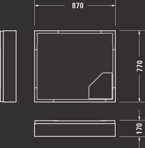 Duravit D-Code Zuhanytálca fehér (720105000000000)