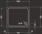 Duravit D-Code Zuhanytálca fehér (720107000000000)