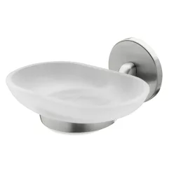 Bisk VIRGINIA 72082 matt króm üveg szappantartó (72082)