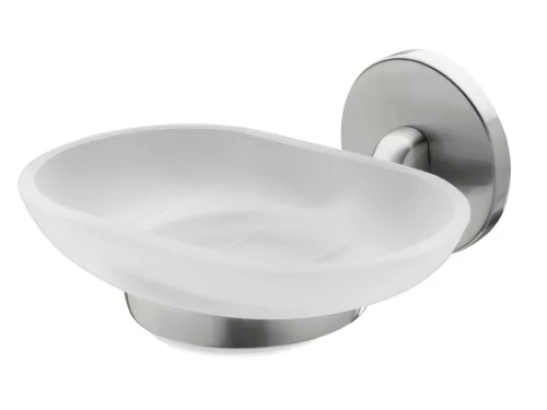 Bisk VIRGINIA 72082 matt króm üveg szappantartó (72082)