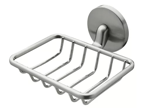 Bisk VIRGINIA 72083 matt króm rácsos szappantartó (72083)