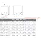 Roltechnik TDN1 800 egyszárnyas zuhanyajtó ezüst profil transparent betét (726-8000000-01-02)