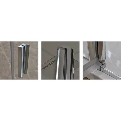 Roltechnik TCN1 1100 egyszárnyas zuhanyajtó ezüst profil intimglass betét (728-1100000-01-20)