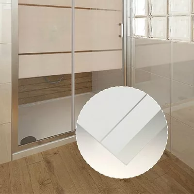 Roltechnik TCN1 800 egyszárnyas zuhanyajtó ezüst profil transparent betét (728-8000000-01-02)