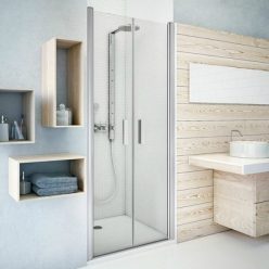   Roltechnik TCN2 800 kétszárnyas zuhanyajtó brillant profil intimglass betét (731-8000000-00-20)