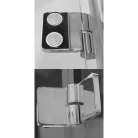 Roltechnik TZOP1 800 forgatható harmonikaajtó brillant profil transparent betét jobbos (737-800000P-00-02)