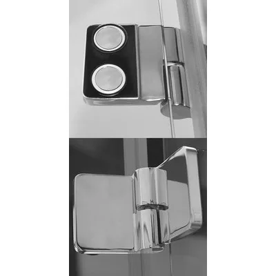 Roltechnik TZOP1 800 forgatható harmonikaajtó brillant profil transparent betét jobbos (737-800000P-00-02)