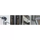 Roltechnik TR2 Light 900 íves zuhanykabin brillant profil transparent betét (738-9000000-00-02)