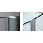 Roltechhnik TCB 900 zuhanyfal brillant profil transparent betét (741-9000000-00-02)