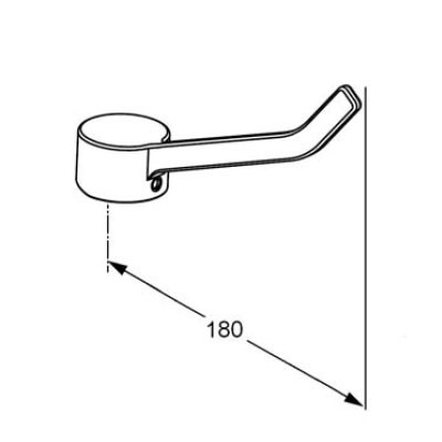 Kludi PROVITA emelőkar orvosi króm (749100500)