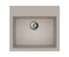 Mofém Zenit 1B bézs gránit mosogatótálca – Duraquartz, ráépíthető, 560x510 mm (760012801B2)