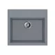 Mofém Zenit 1B szürke gránit mosogatótálca – Duraquartz, ráépíthető, 560x510 mm (760012801G7)
