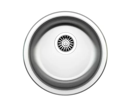 EVO2 435 rozsdamentes acél mosogatótálca – Ø 435 mm, ráépíthető, szatén felület (760012806)