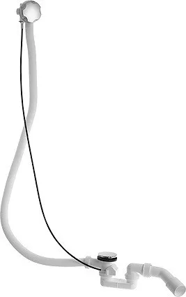 Duravit D-Code Le- és túlfolyógarnitúra króm (790227000001000)