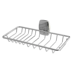   Bisk OREGON 79711 króm rácsos szappantartó matt betéttel  (79711)