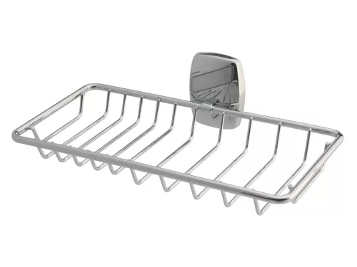 Bisk OREGON 79711 króm rácsos szappantartó matt betéttel  (79711)