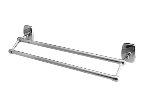 Bisk OREGON 79715 610 mm-es króm dupla lepedőtartó matt betéttel (79715)