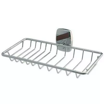 Bisk OREGON WOOD rácsos szivacstartó króm fa betéttel (79734)