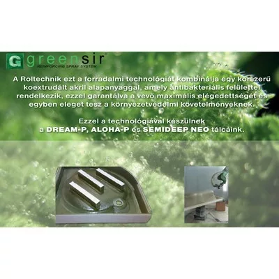 Roltechnik Aloha-P 800 mm szögletes zuhanytálca fehér (8000148)