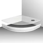 Roltechnik TAHITI-M 1000 zuhanytálcához előlap (8010074)