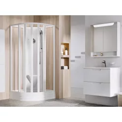 Ravak Supernova ASBKP6 80x80 zuhanybox fehér+transparent