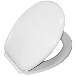 Bisk Yucca WC ülőke fehér PP műanyag Easy 80651 rajza