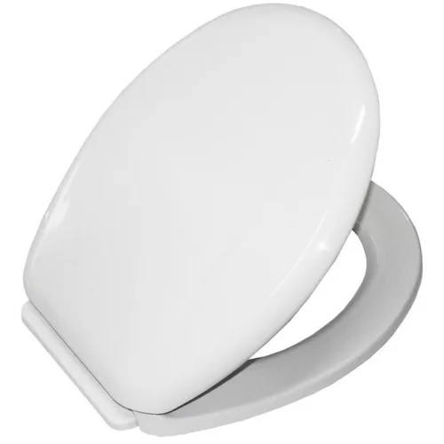 Bisk Yucca WC ülőke fehér PP műanyag Easy 80651 rajza